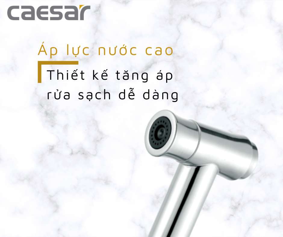 Vòi xịt vệ sinh Caesar BS310CW - 12