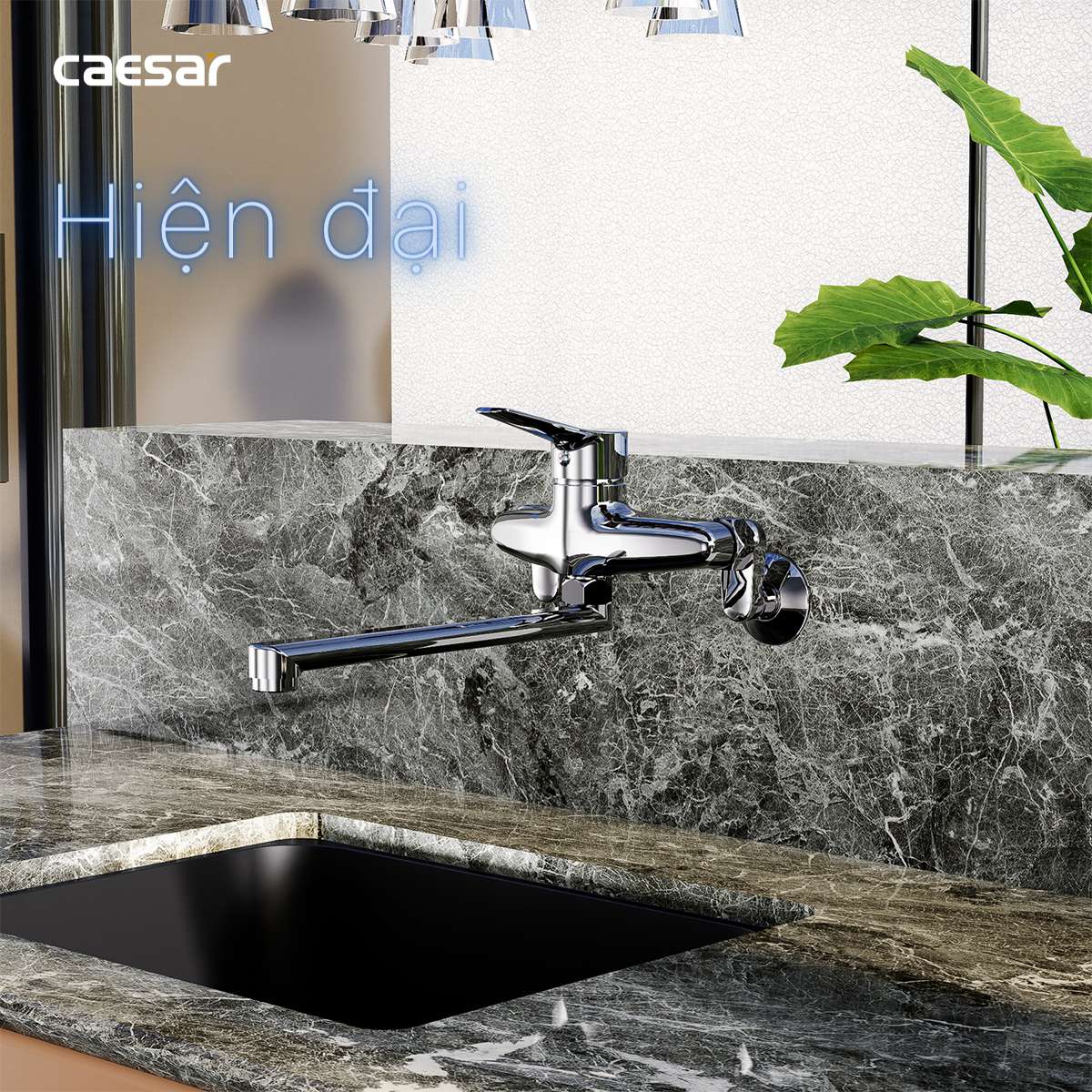Vòi bếp nóng lạnh Caesar K540C - 21