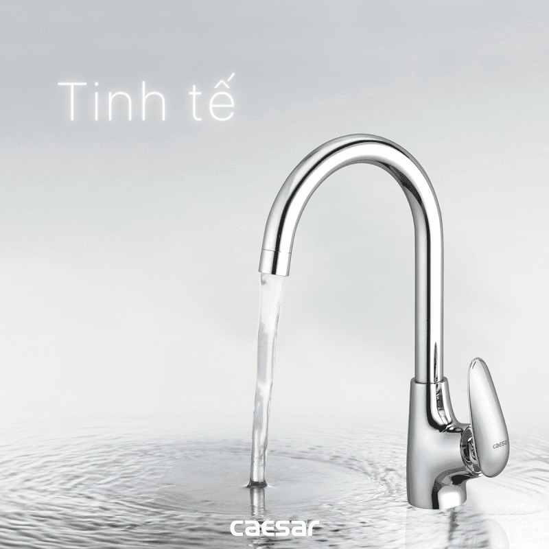 Vòi bếp nóng lạnh Caesar K815C - 21