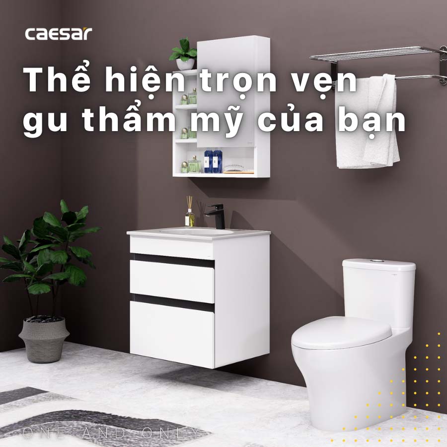 Bộ tủ lavabo Caesar LF5024+EH15024DDV - 5
