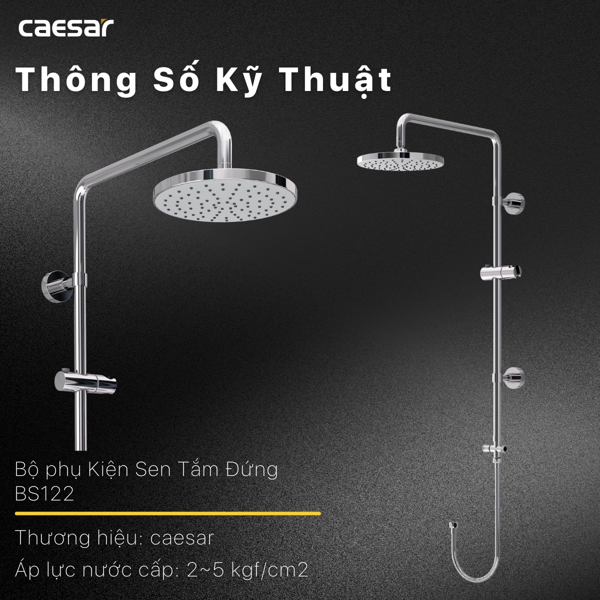 Sen cây tắm đứng Caesar BS122 - 13