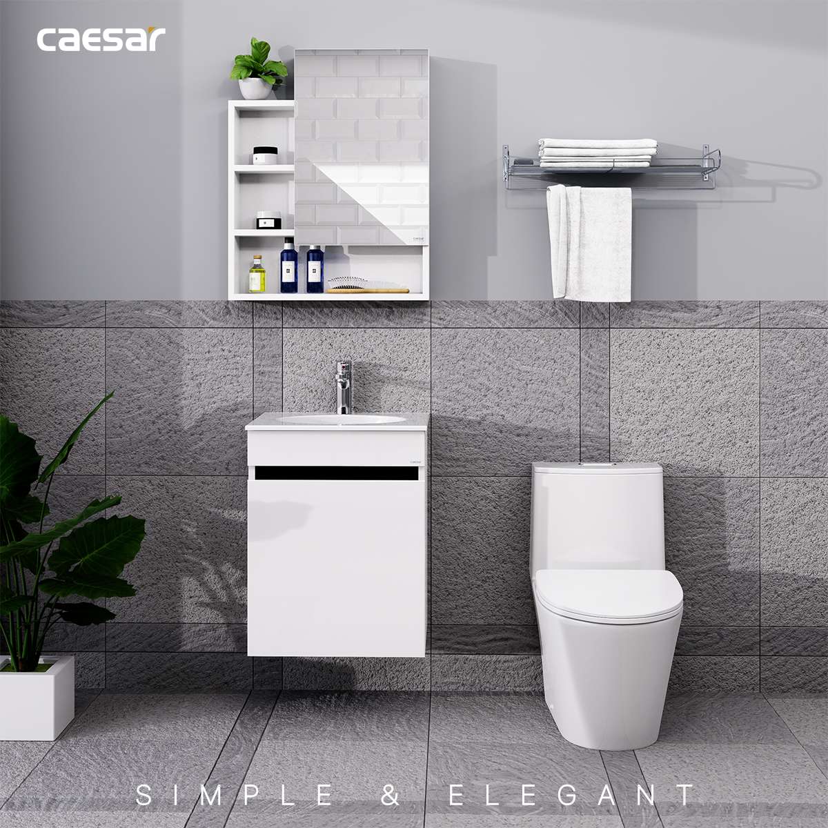 Bộ tủ lavabo Caesar L5022+EH15022AV - 26