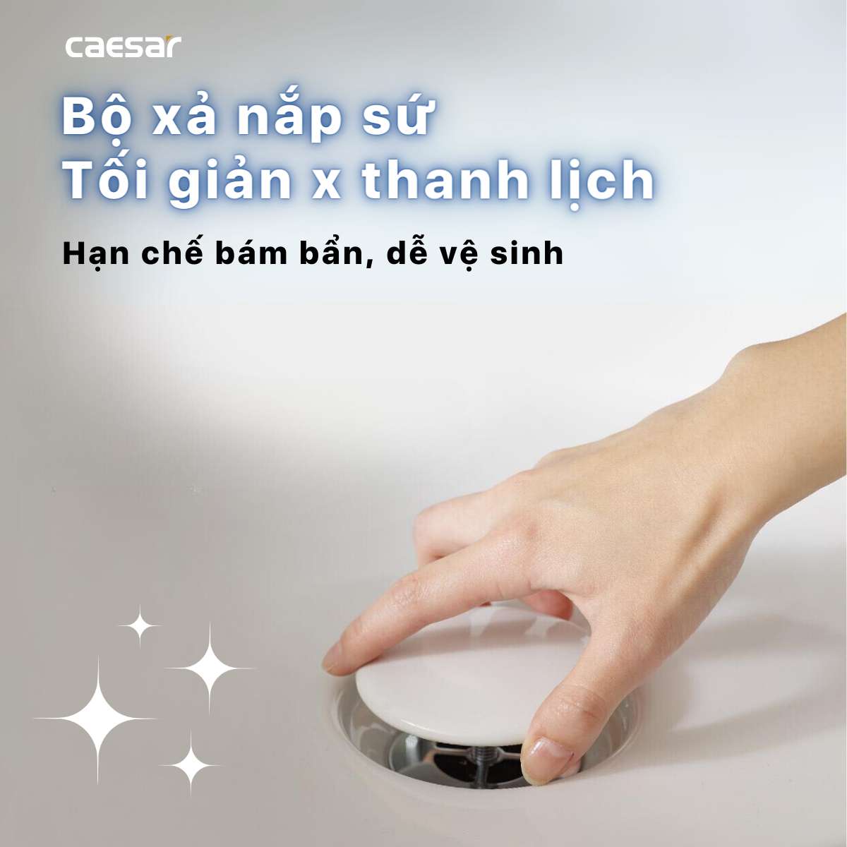 Chậu lavabo treo tường Caesar LF5370 - 5