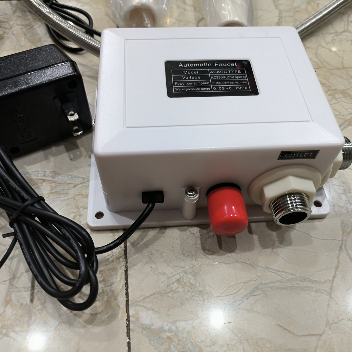 Vòi chậu lavabo cảm ứng nước lạnh Caesar A911 - 8