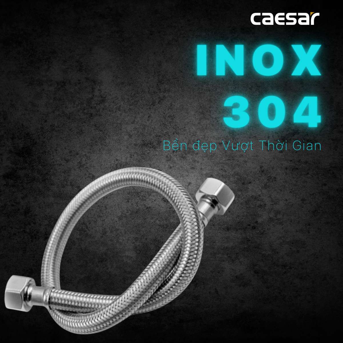 Dây cấp nước xi 40cm Caesar BF422 - 6