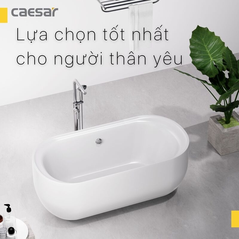 Bồn tắm đặt sàn 1m5 Caesar AT0750 - 9