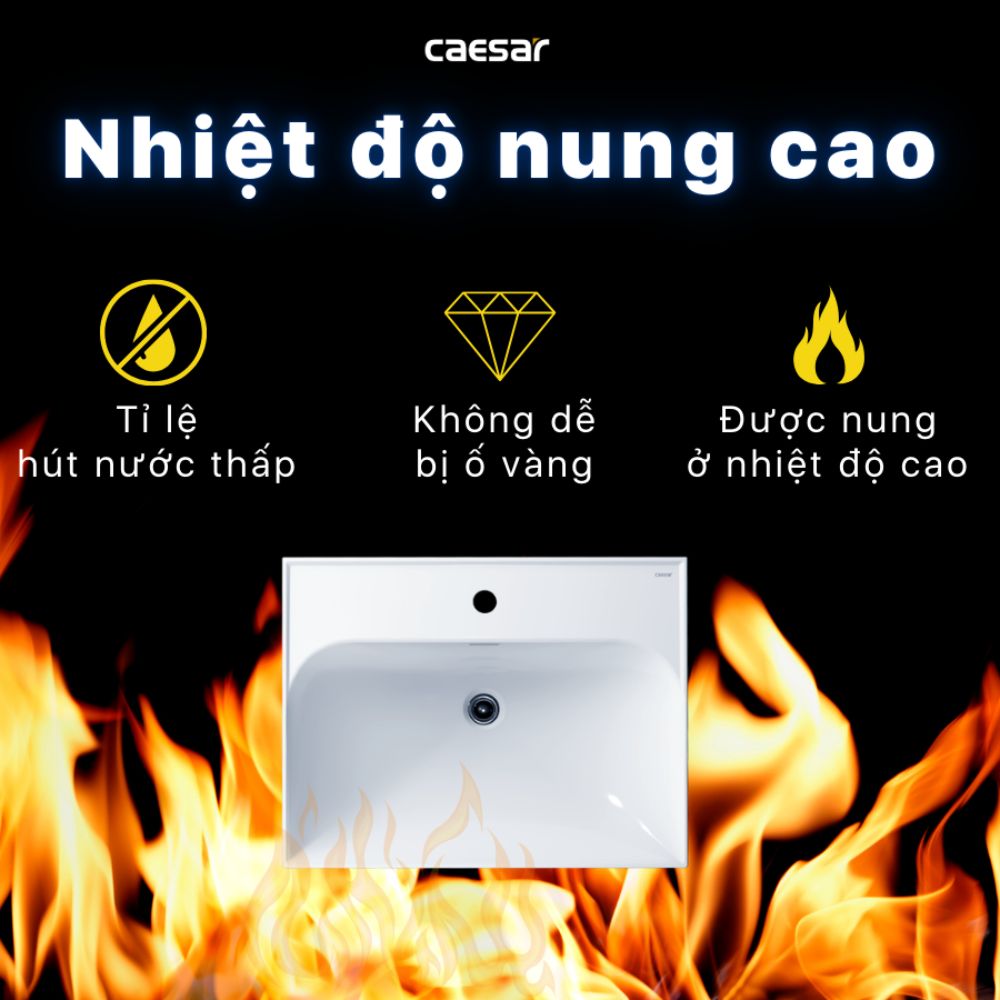 Chậu rửa lavabo đặt bàn Caesar LF5356 - 9
