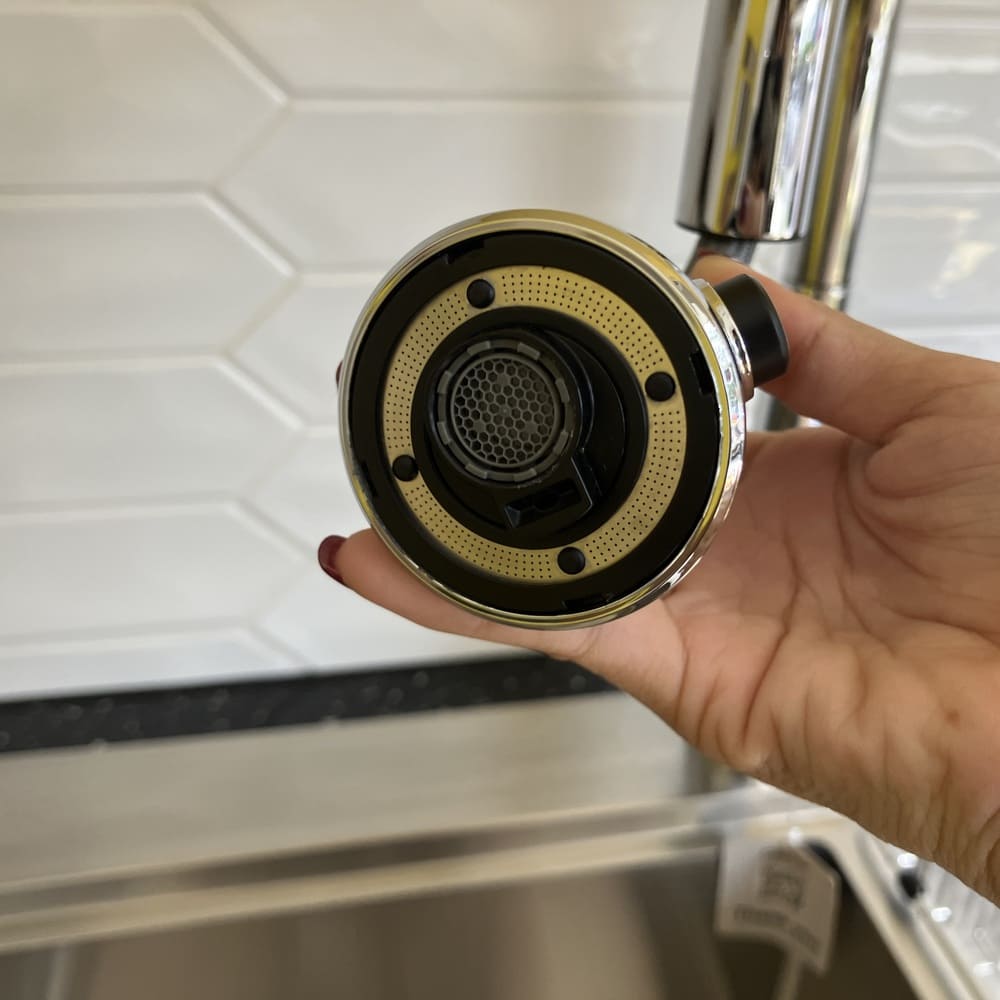 Vòi bếp dây rút nóng lạnh Caesar K905C - 6