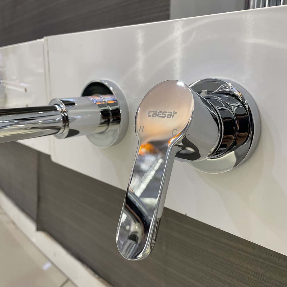 Vòi lavabo nóng lạnh âm tường Caesar B308C - 4