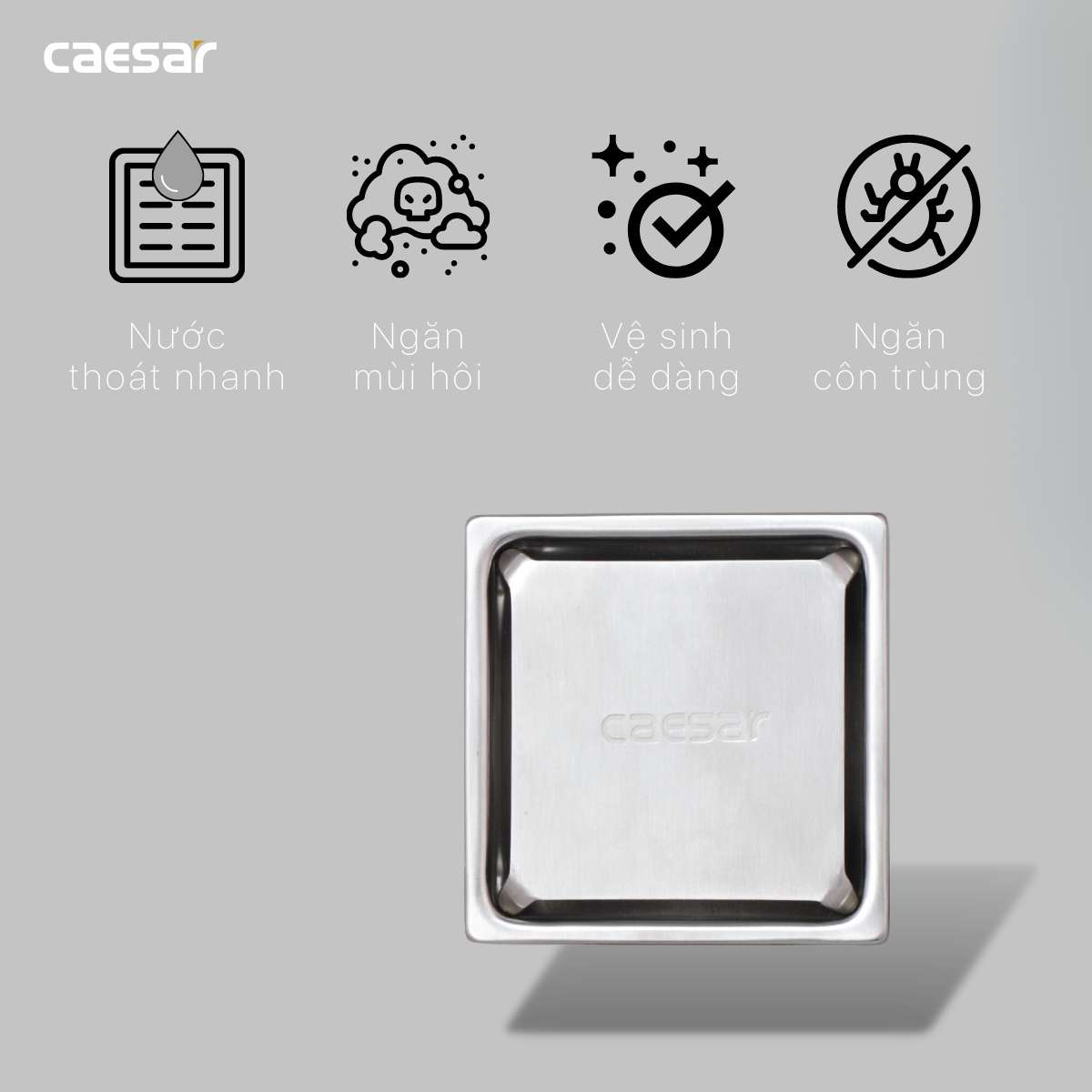 Phễu thoát sàn Caesar ST1010E - 6