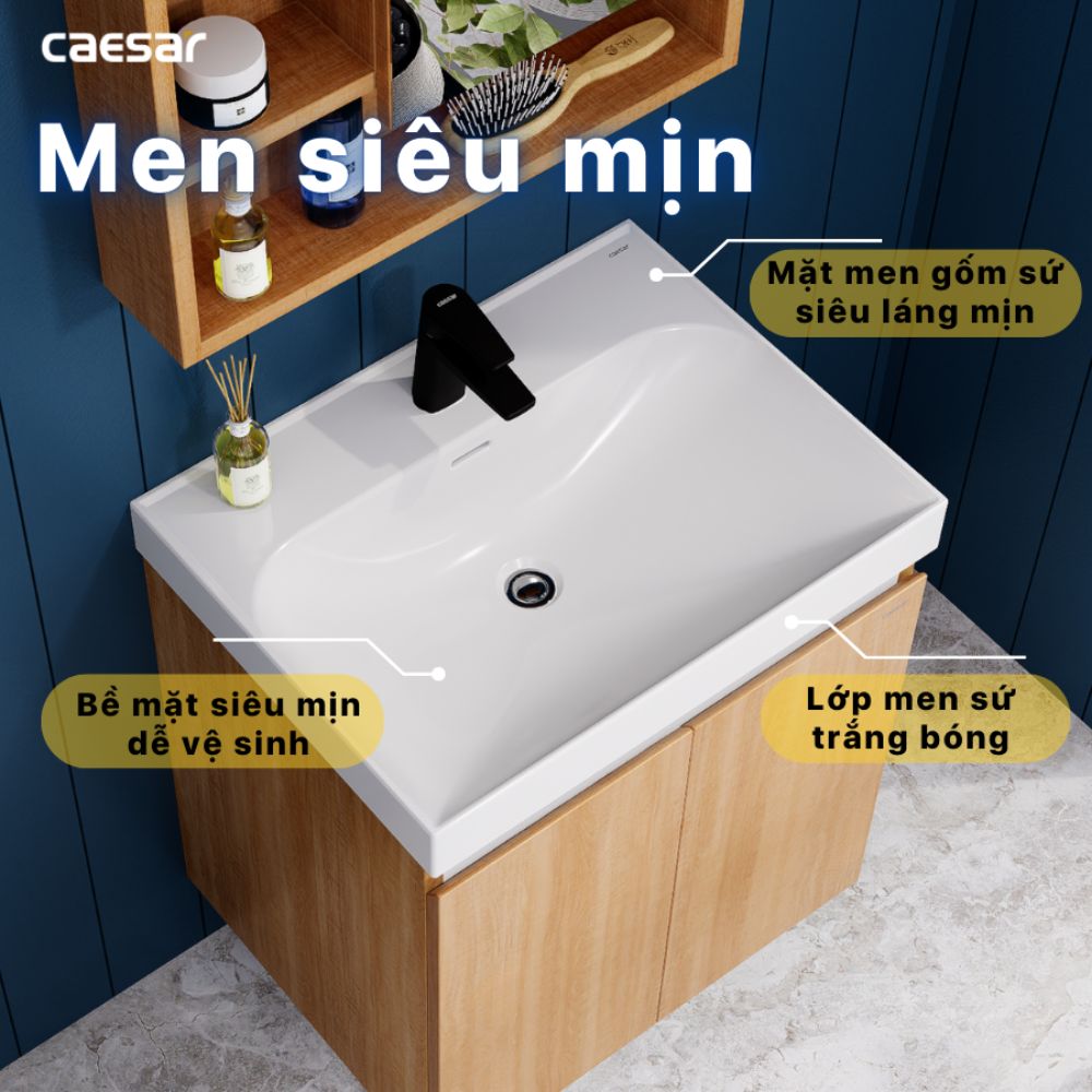 Chậu rửa lavabo đặt bàn Caesar LF5356 - 3