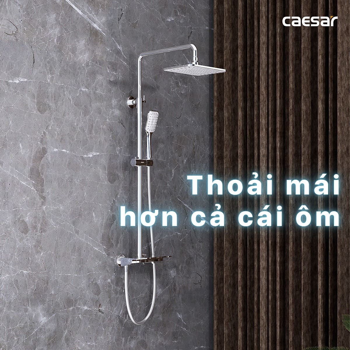Bộ sen tắm cây nóng lạnh Caesar S688C - 15