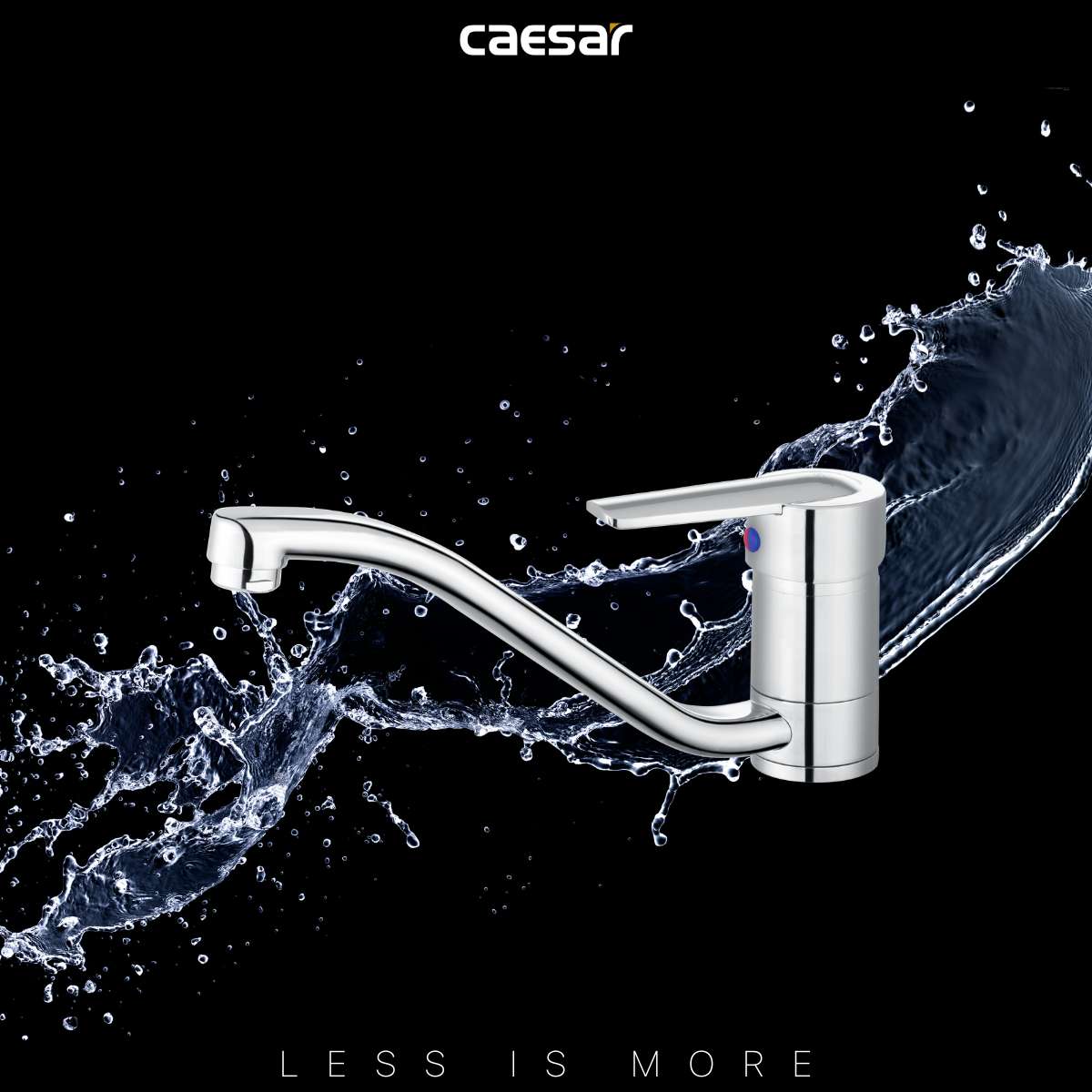 Vòi bếp nóng lạnh Caesar K375C - 19