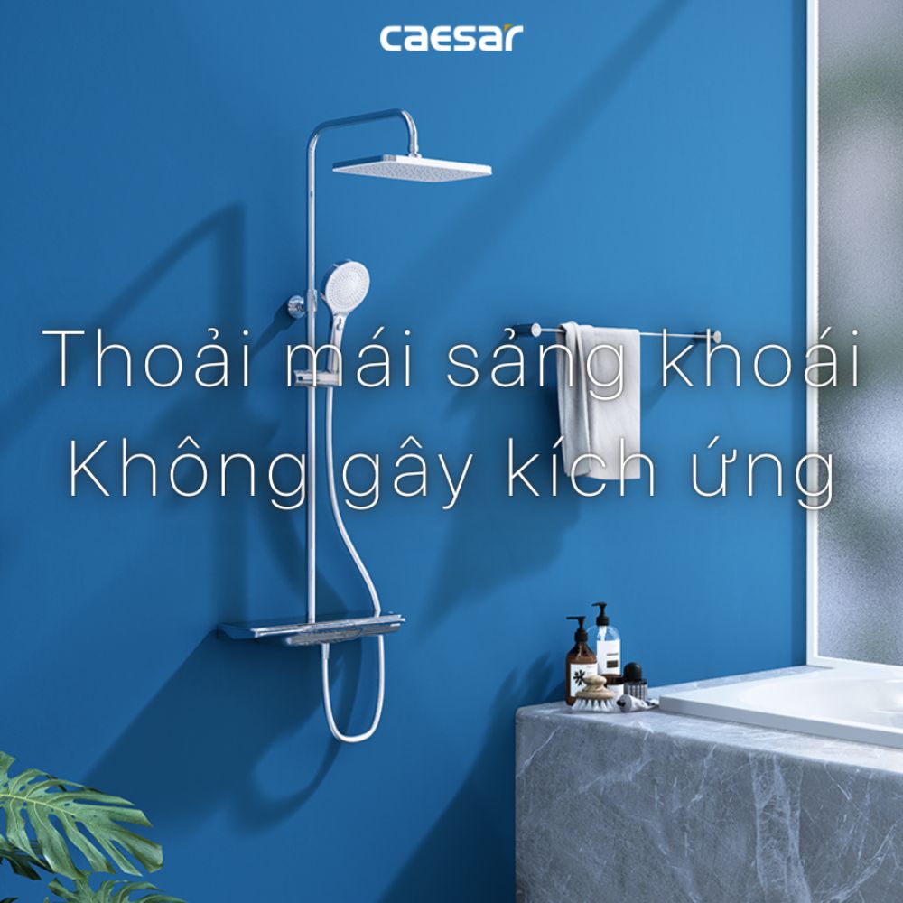 Sen cây tắm đứng ổn nhiệt Caesar S658C - 6