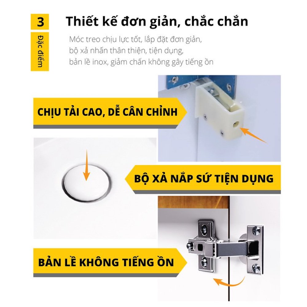 Tủ lavabo Caesar EH05255AWV - 9