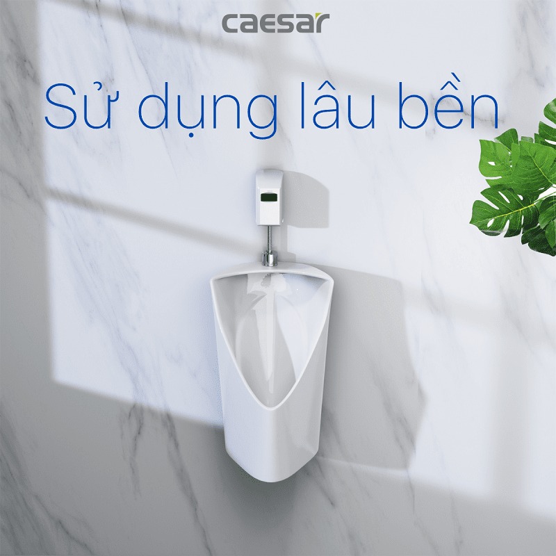 Bồn tiểu nam treo tường thoát ngang Caesar U0233 - 7