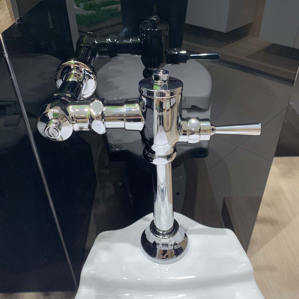 Bồn cầu đặt sàn Caesar CP1333 nắp thường (van xả trực tiếp) - 7