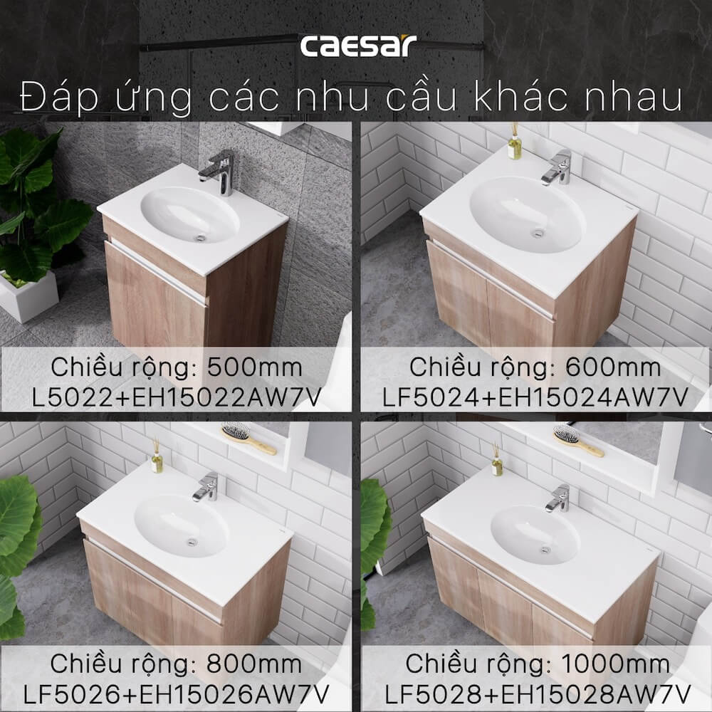 Tủ lavabo Caesar EH15028AW7V - 11
