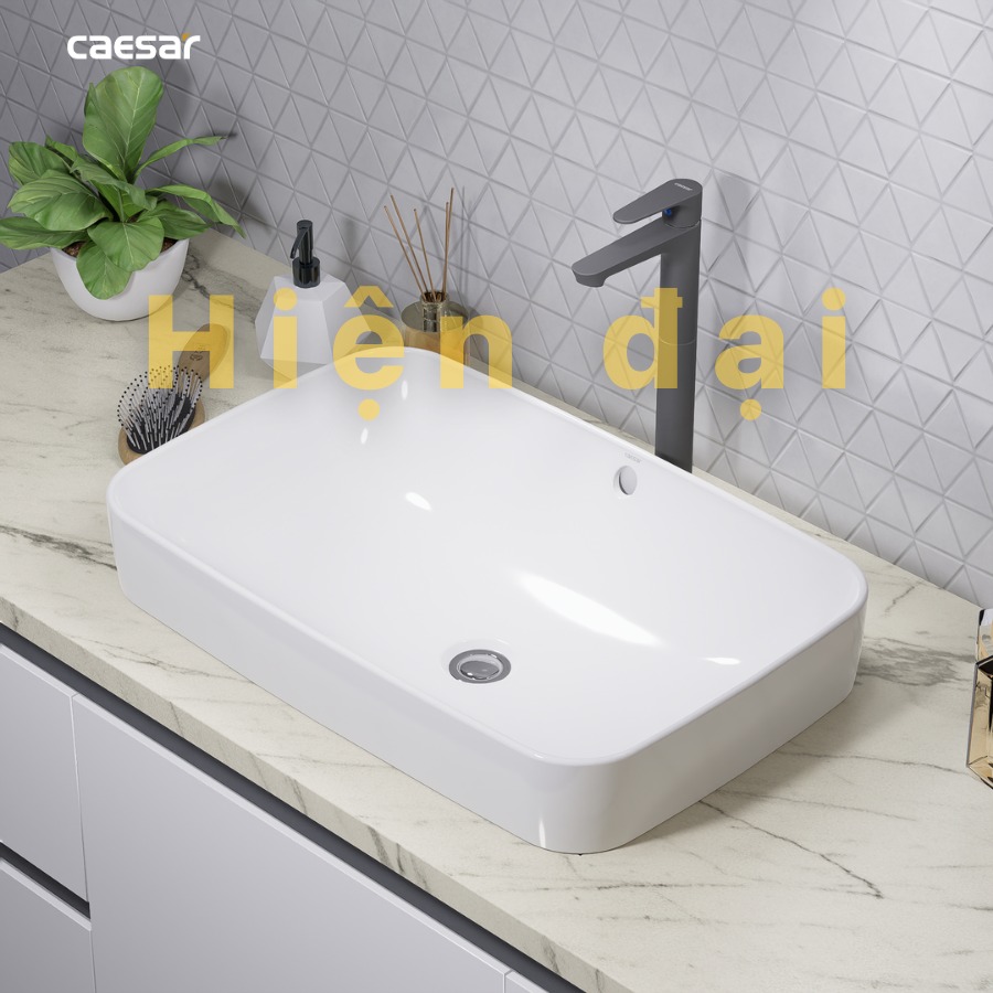Chậu rửa lavabo đặt bàn Caesar L5262 - 17
