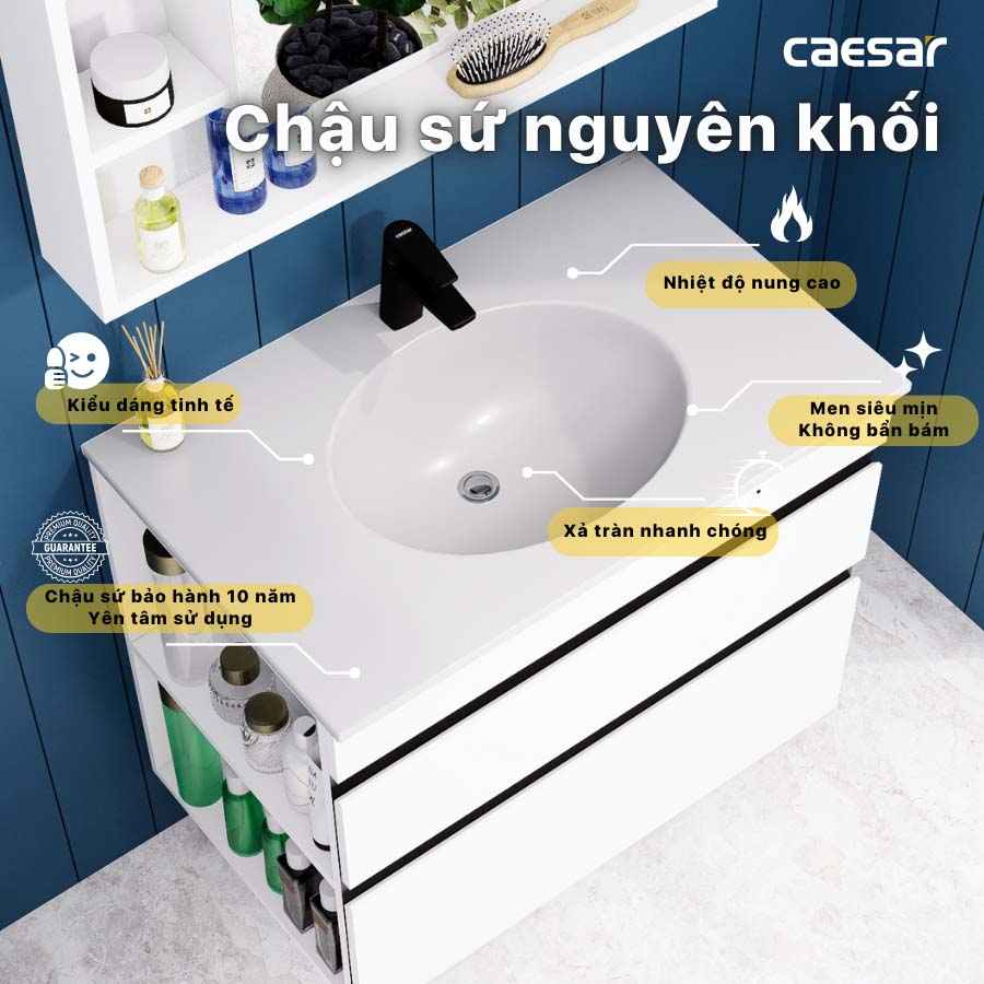Tủ lavabo Caesar EH15026DDLV - 6
