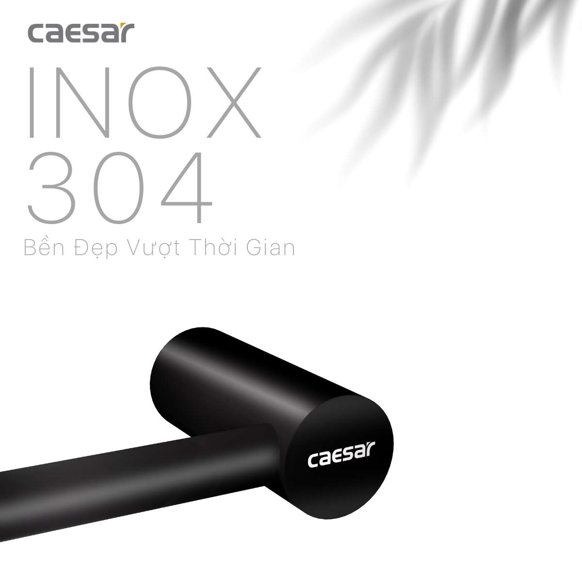 Giá treo khăn Caesar Q6301B màu đen - 16