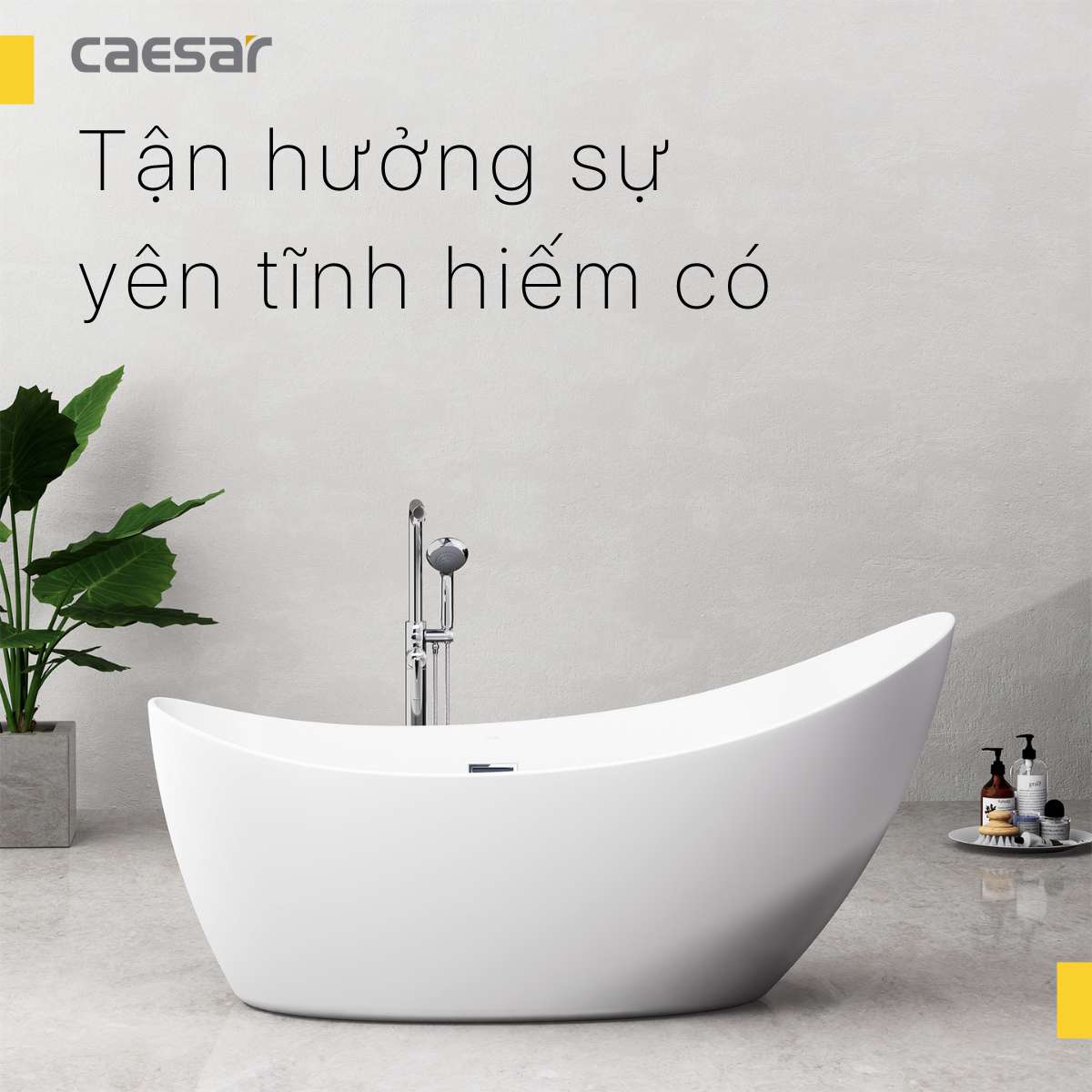 Bồn tắm đặt sàn 1m7 Caesar KT1170 - 12