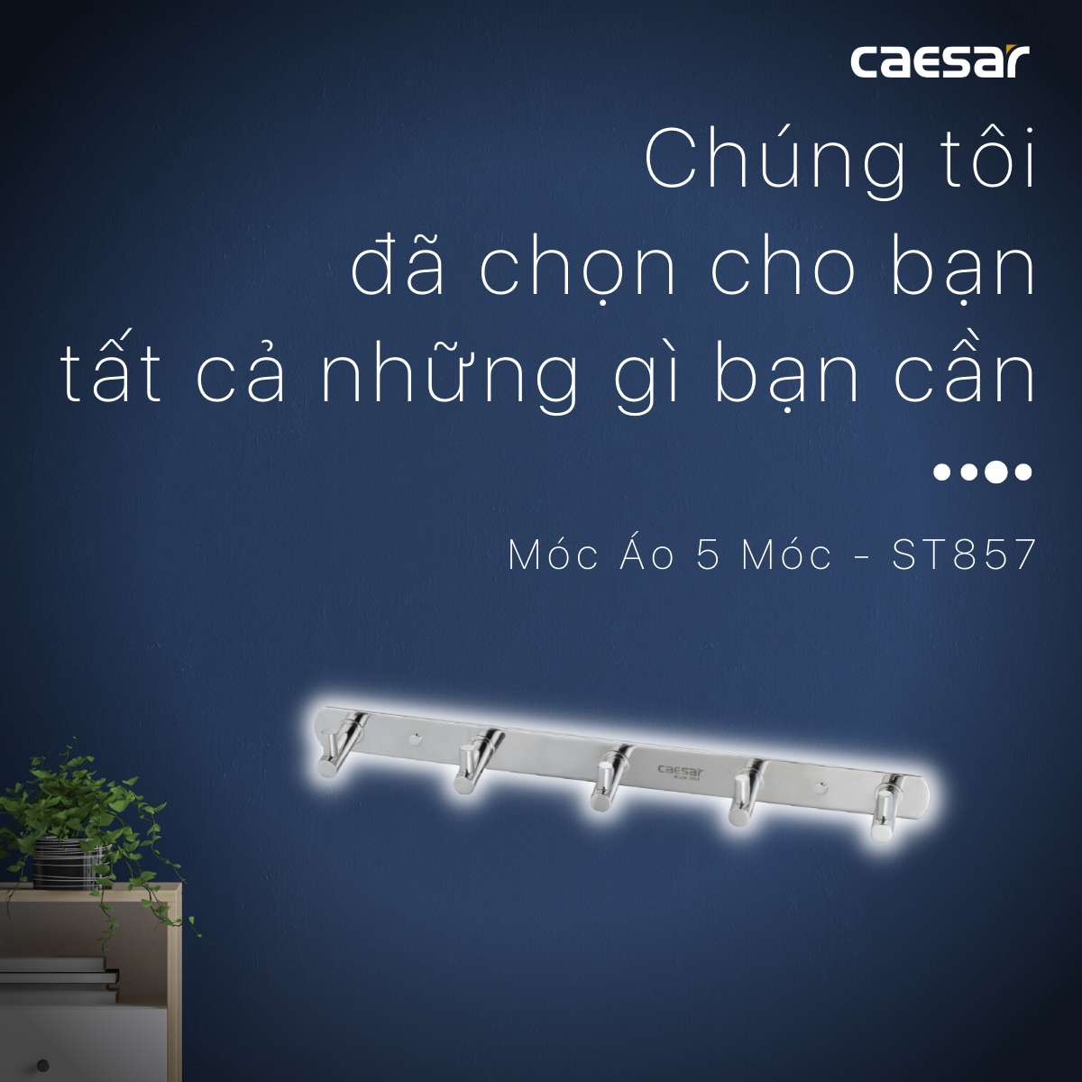 Móc áo Caesar ST857 - 8