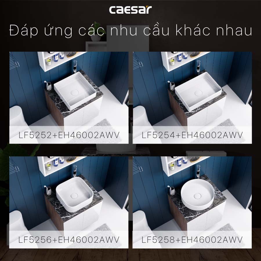 Bộ tủ lavabo Caesar L5262+EH46002AWV - 12