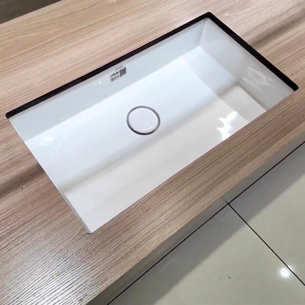 Chậu rửa mặt lavabo âm bàn Caesar LF5130 - 3
