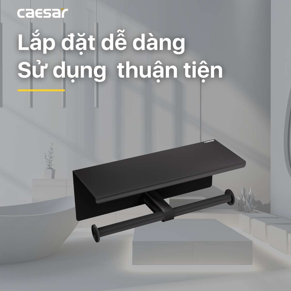 Móc giấy vệ sinh đôi Caesar Q6304B - 11