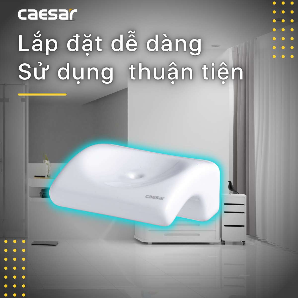 Kệ xà phòng sứ Caesar Q942 - 10