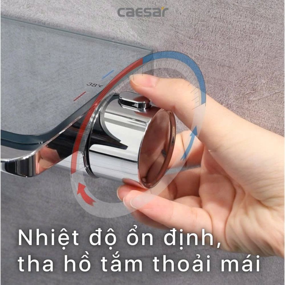 Sen cây tắm đứng ổn nhiệt Caesar S658C - 10