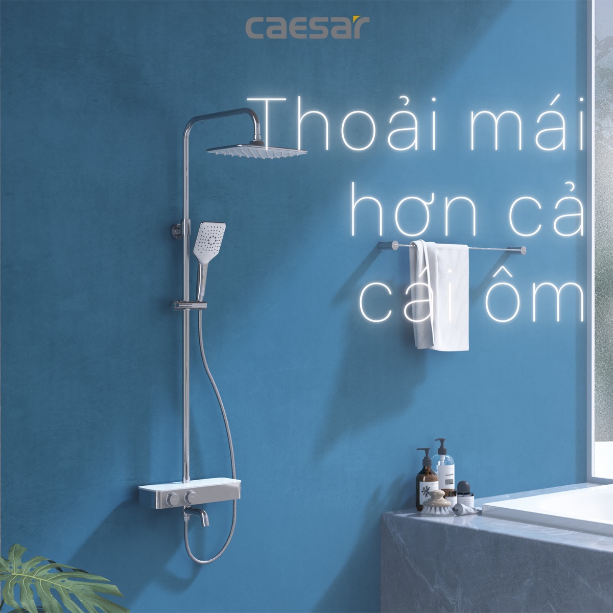 Bộ sen tắm cây nhiệt độ Caesar S788C - 11