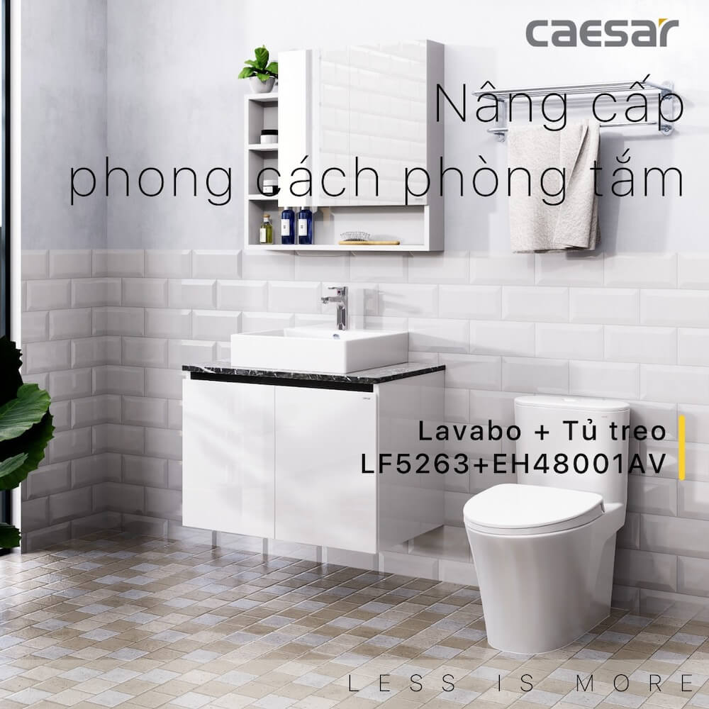Tủ lavabo Caesar EH48001AV - 2
