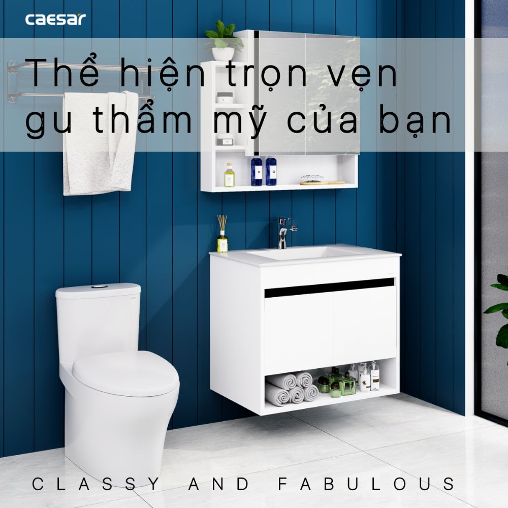 Bộ tủ lavabo Caesar LF5032+EH15032AV - 6