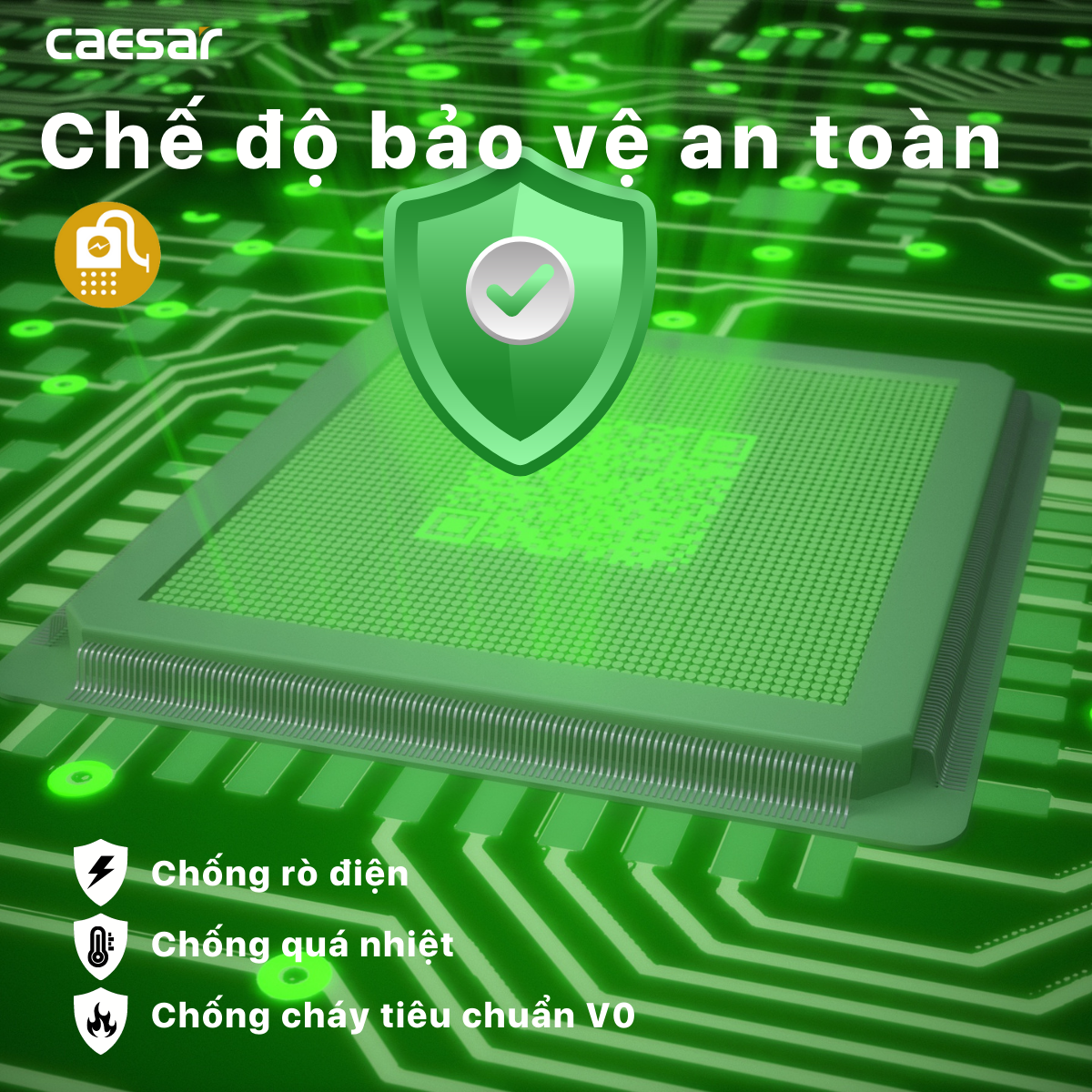 Nắp rửa điện tử Caesar TAF400H (TAF400H-PW) - 16
