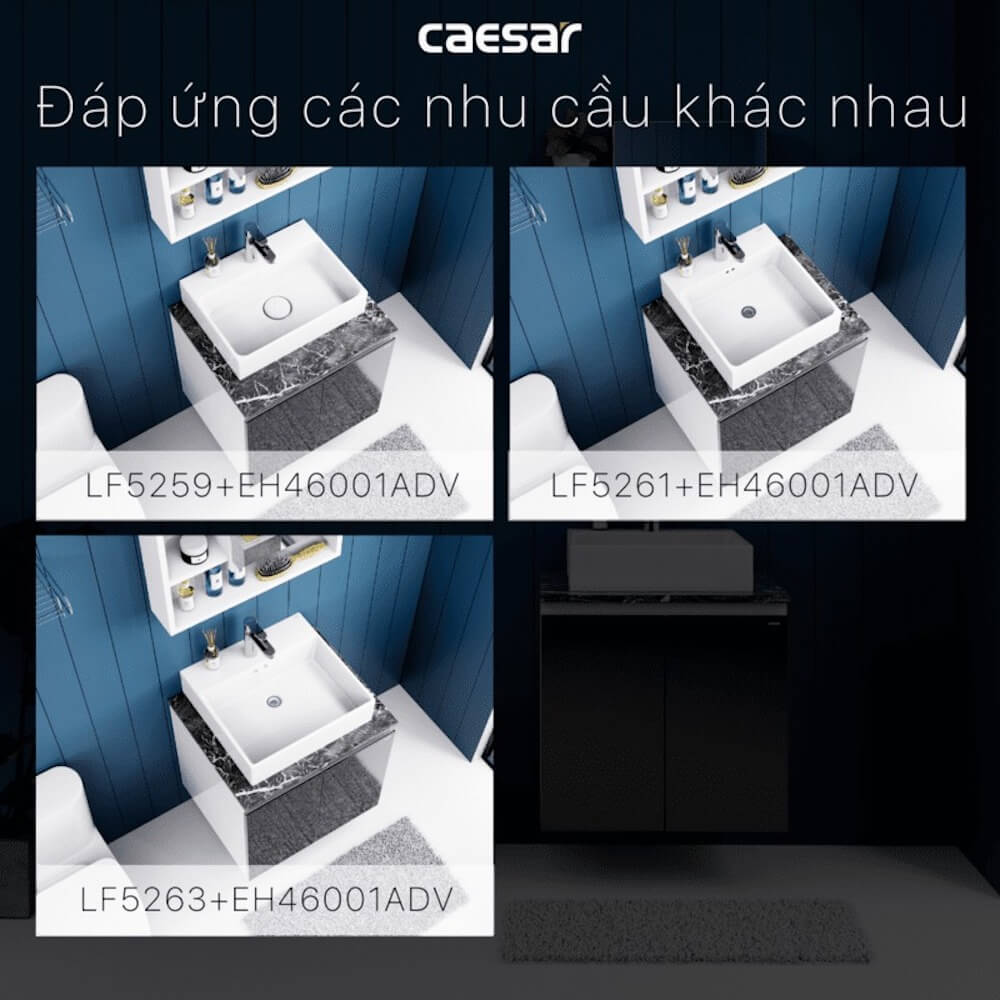 Tủ lavabo Caesar EH46001ADV - 11