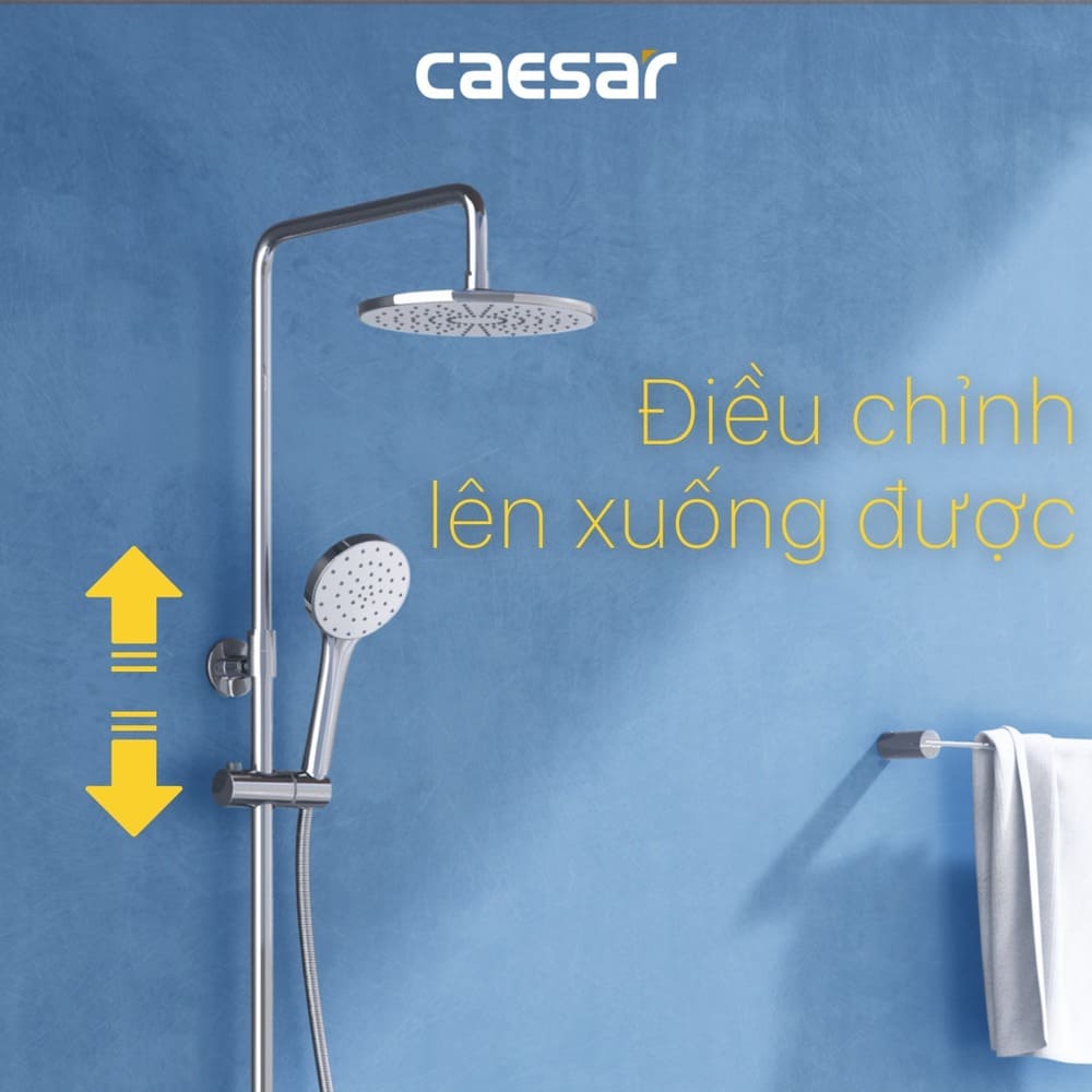 Bộ sen tắm cây nóng lạnh Caesar S578C - 6