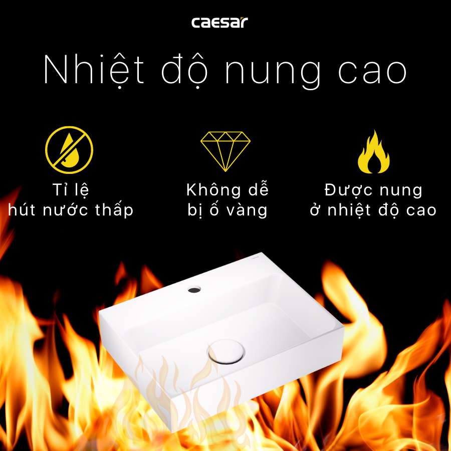 Chậu lavabo đặt bàn Caesar LF5259 - 13