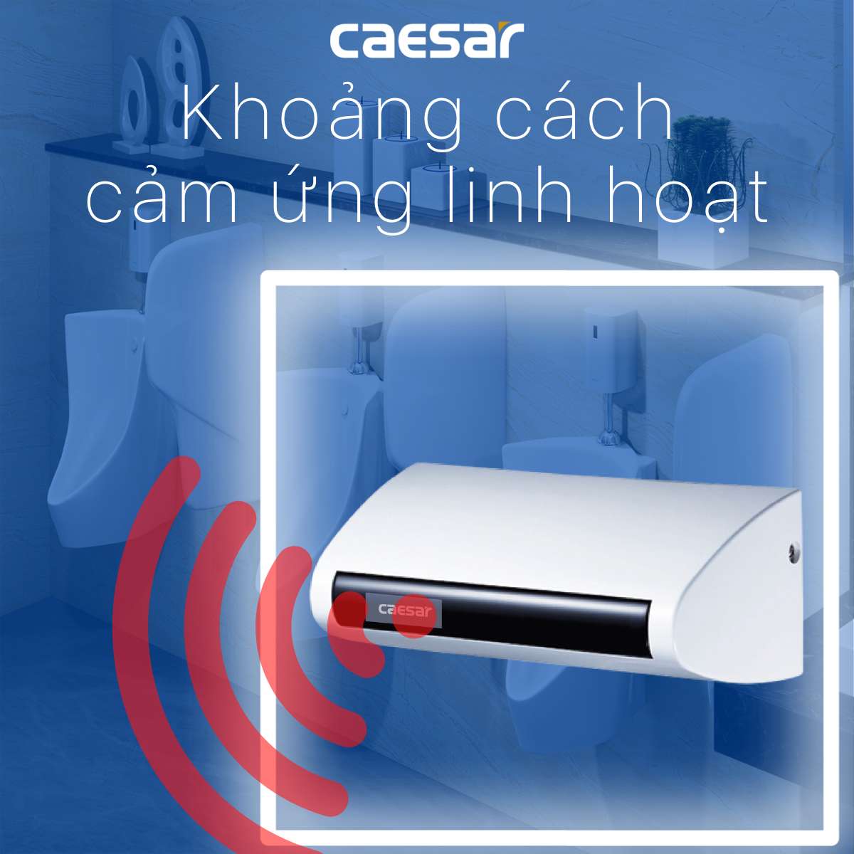 Van xả cảm ứng bồn tiểu nam Caesar A648 - 8