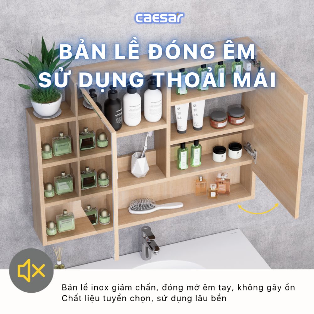 Tủ gương Caesar EM01100W7V - 8