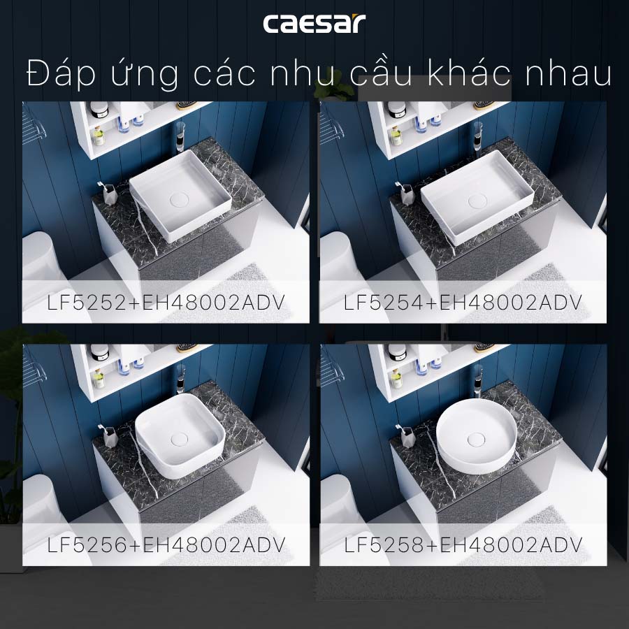 Bộ tủ lavabo Caesar L5262+EH48002ADV - 12