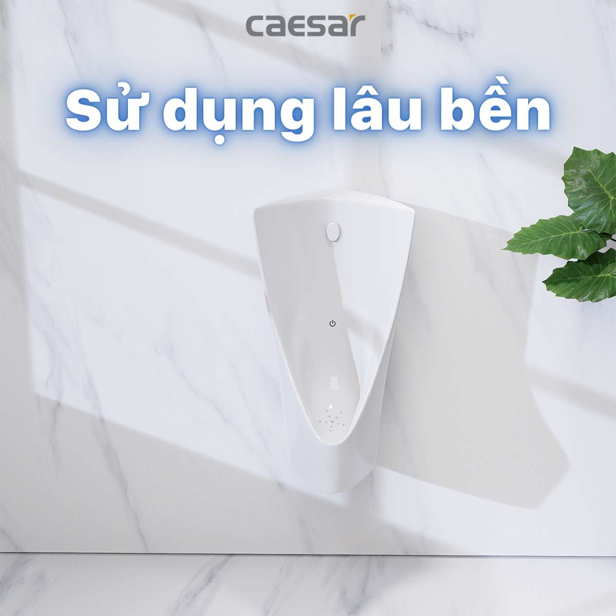 Bồn tiểu nam treo tường cảm ứng thoát ngang Caesar UA0234 - 11