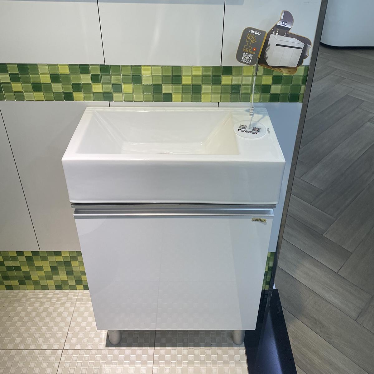 Chậu lavabo đặt bàn Caesar LF5239S - 12