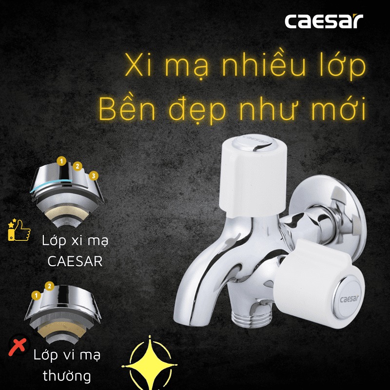 Vòi nước lạnh Caesar W038C - 10