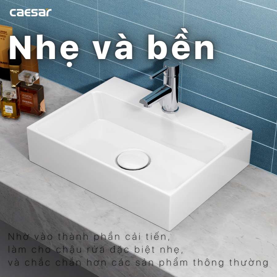 Chậu lavabo đặt bàn Caesar LF5259 - 10