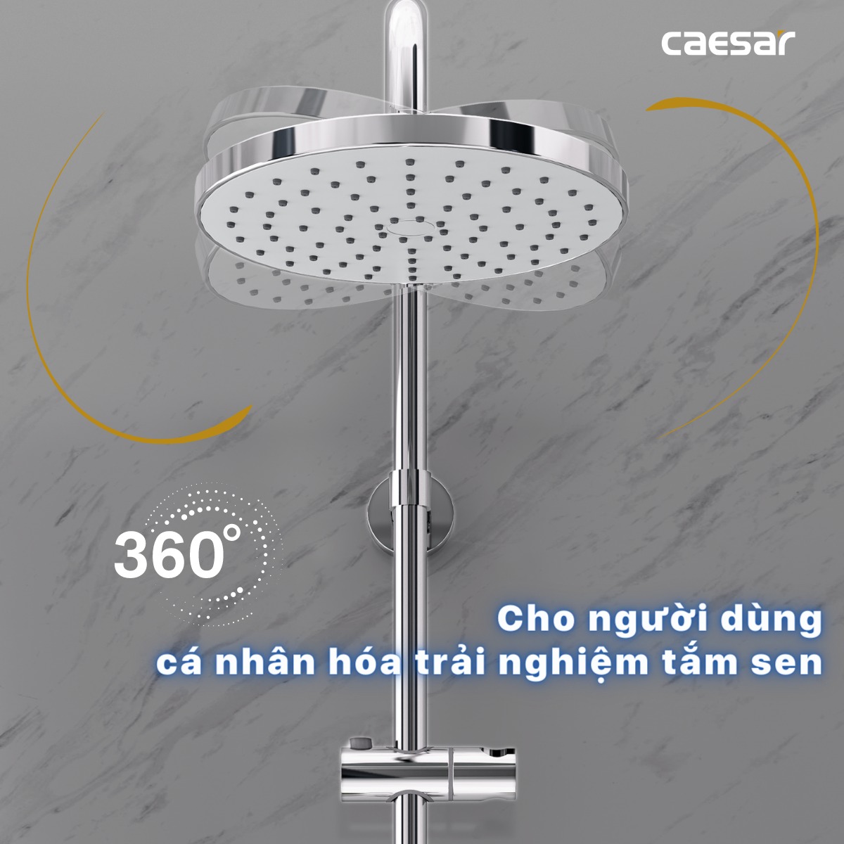 Sen cây tắm đứng Caesar BS122 - 10