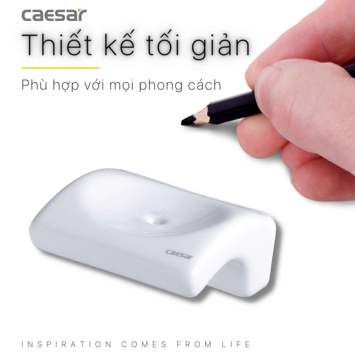 Kệ xà phòng sứ Caesar Q942 - 8