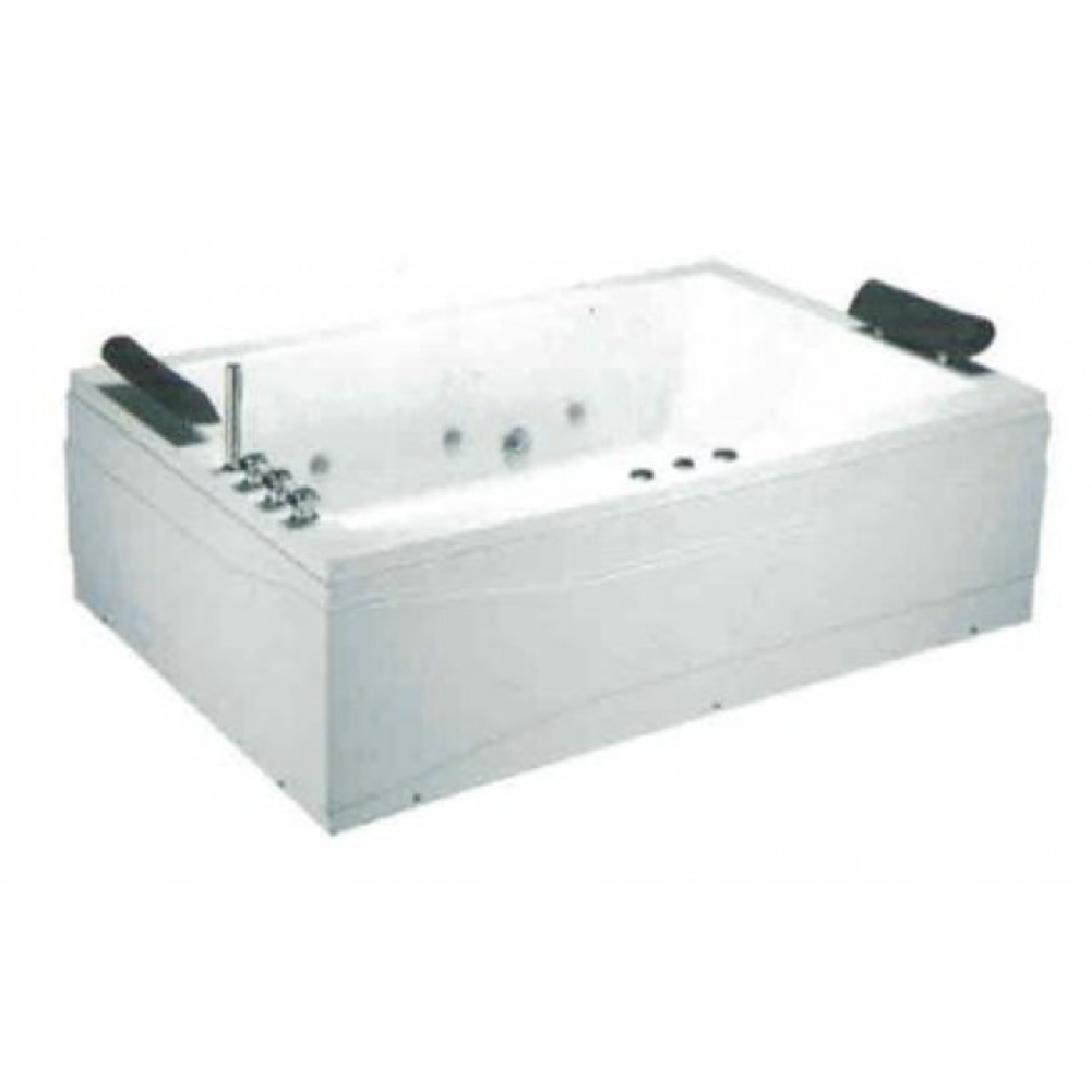 Bồn tắm chân yếm 1m8 massage đèn Caesar MT7180L(R)C