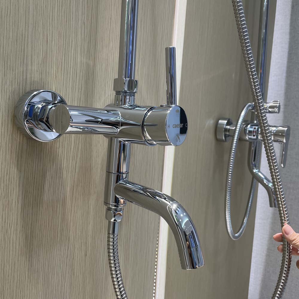Bộ sen tắm cây nóng lạnh Caesar S338C - 9